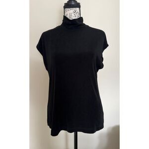 Coldwater Creek Travel Knit Turtle Neck (Black)